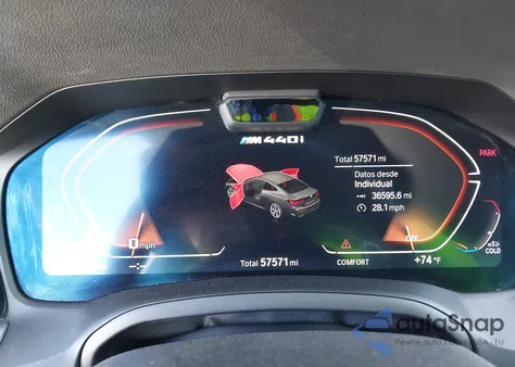 2022 BMW M440I z USA, uszkodzony, nr VIN WBA83AP0XNCH59976